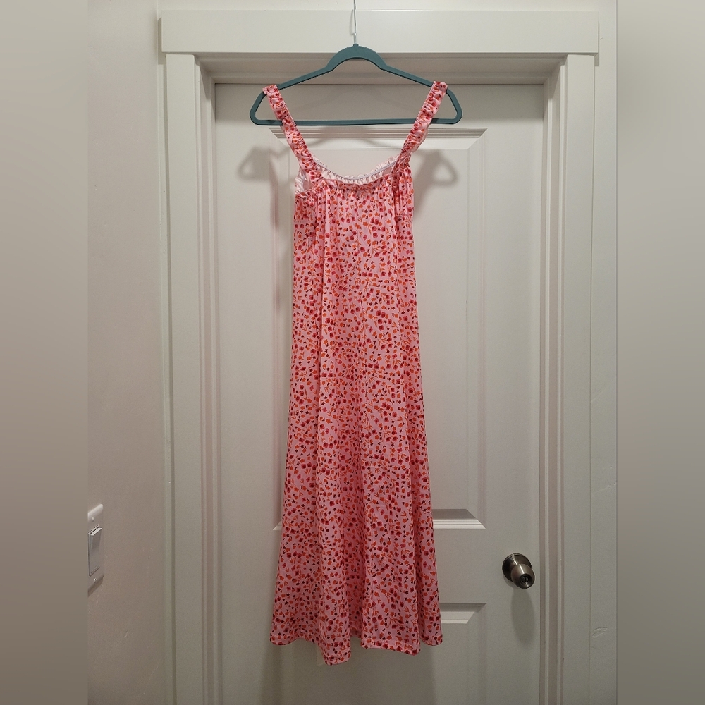 Pink Floral Bohemian Dress - Picture 5 of 7